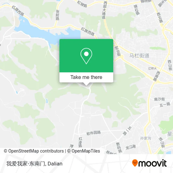 我爱我家-东南门 map