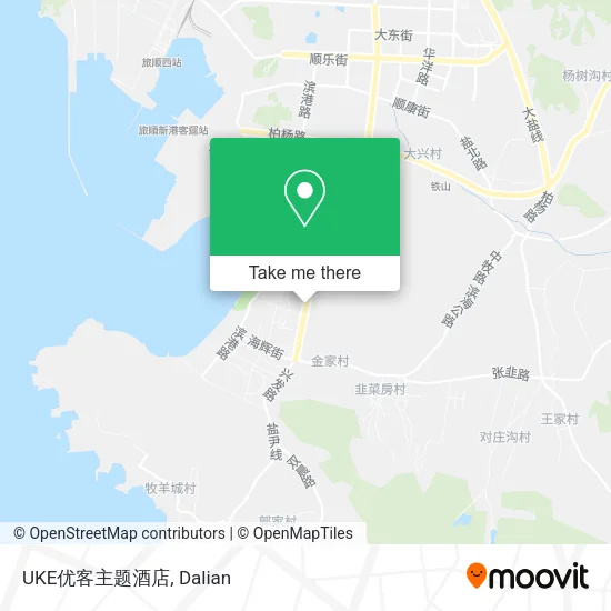 UKE优客主题酒店 map