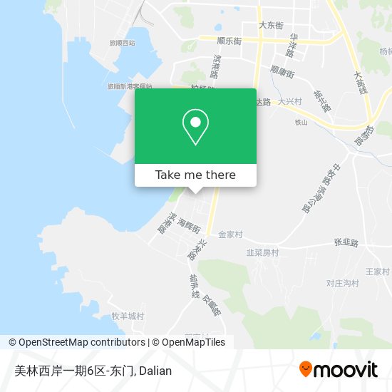 美林西岸一期6区-东门 map