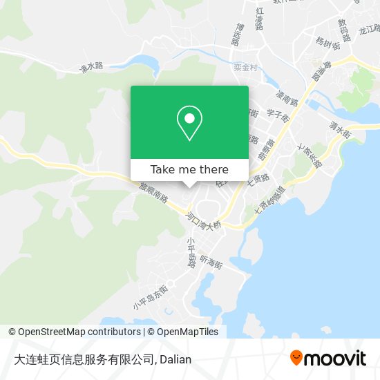 大连蛙页信息服务有限公司 map