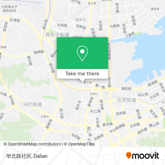 华北路社区 map