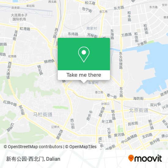 新有公园-西北门 map