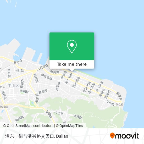 港东一街与港兴路交叉口 map