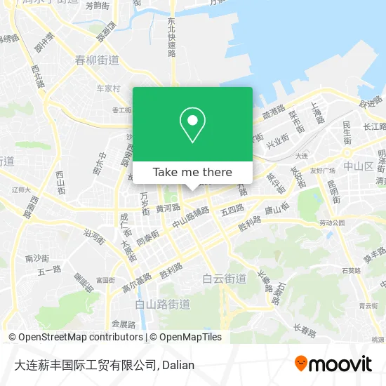 大连薪丰国际工贸有限公司 map