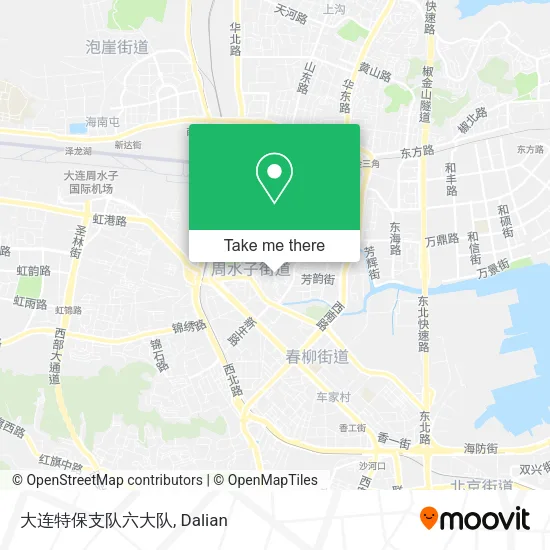 大连特保支队六大队 map