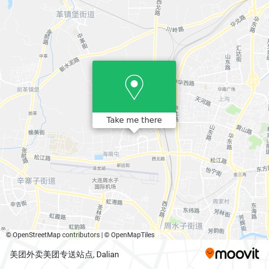 美团外卖美团专送站点 map