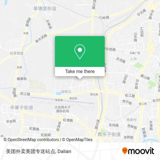 美团外卖美团专送站点 map