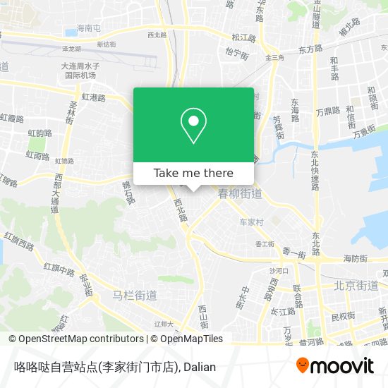 咯咯哒自营站点(李家街门市店) map