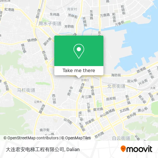 大连君安电梯工程有限公司 map