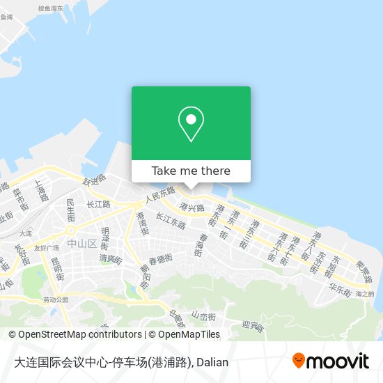 大连国际会议中心-停车场(港浦路) map