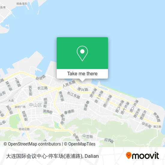 大连国际会议中心-停车场(港浦路) map