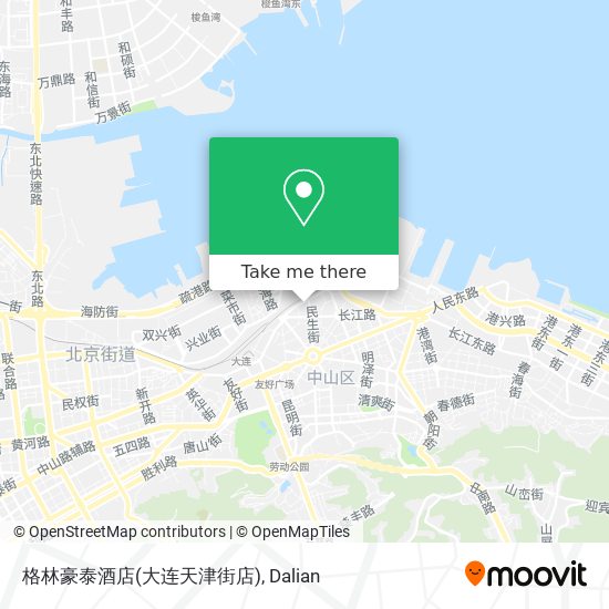 格林豪泰酒店(大连天津街店) map