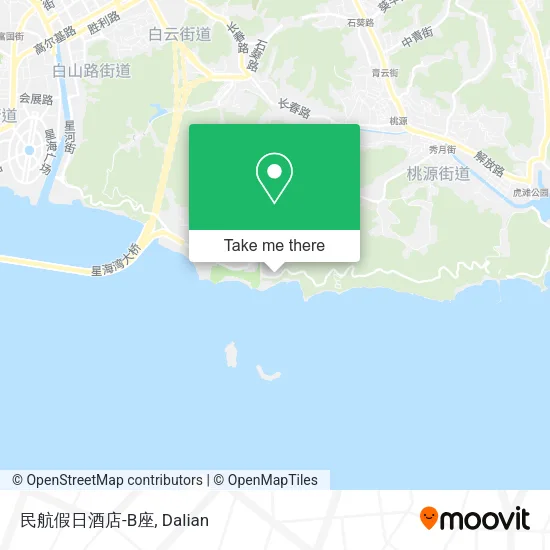 民航假日酒店-B座 map