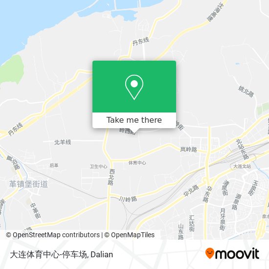 大连体育中心-停车场 map
