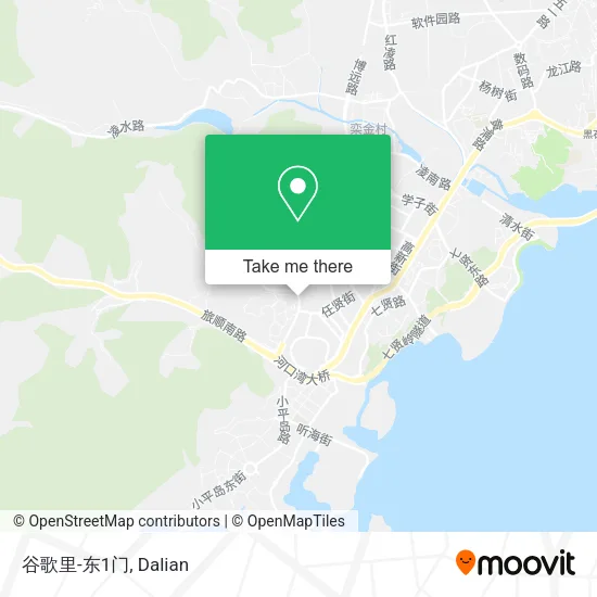 谷歌里-东1门 map