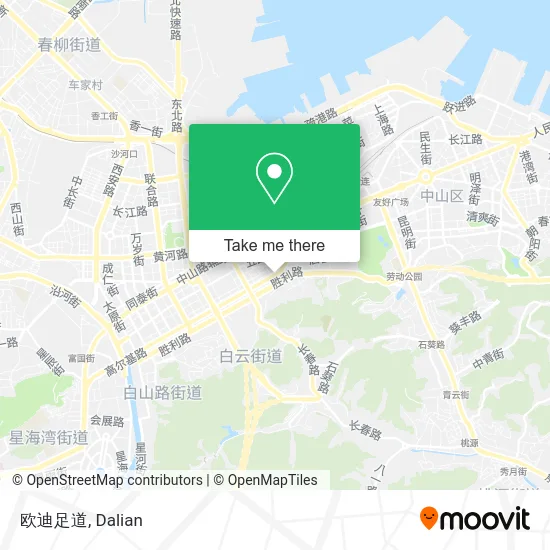 欧迪足道 map