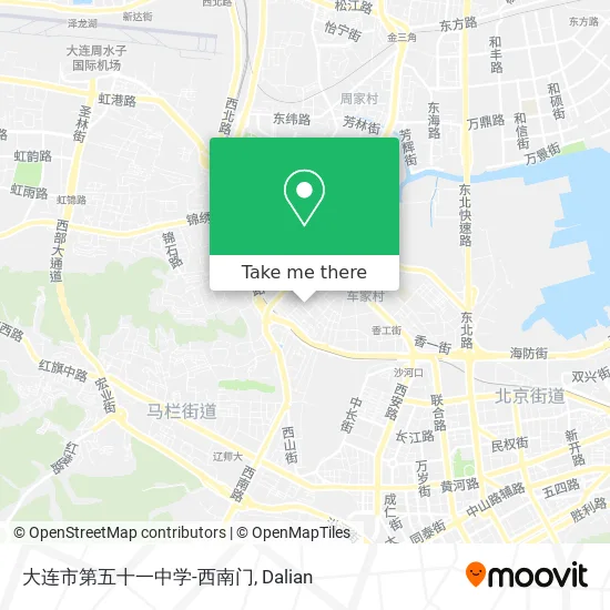 大连市第五十一中学-西南门 map