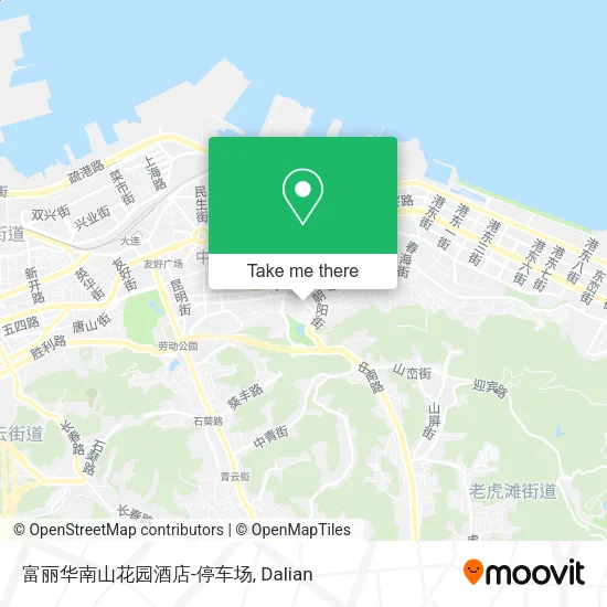富丽华南山花园酒店-停车场 map