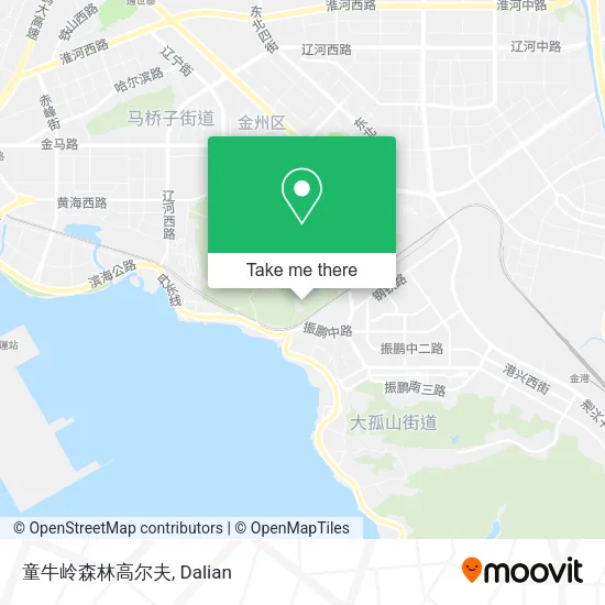 童牛岭森林高尔夫 map