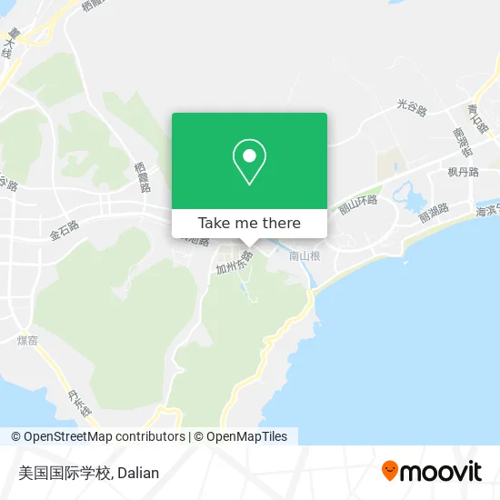 美国国际学校 map