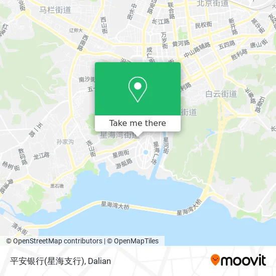 平安银行(星海支行) map