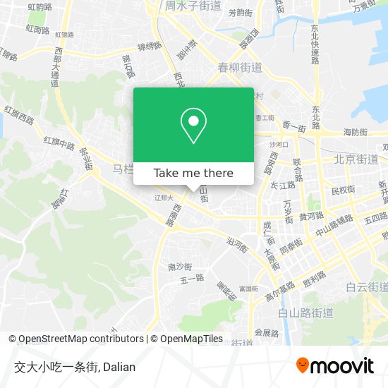 交大小吃一条街 map