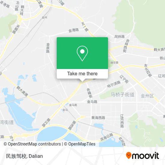民族驾校 map