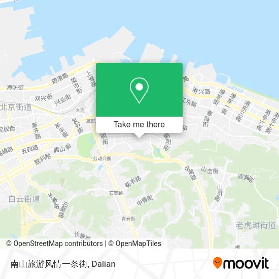 南山旅游风情一条街 map