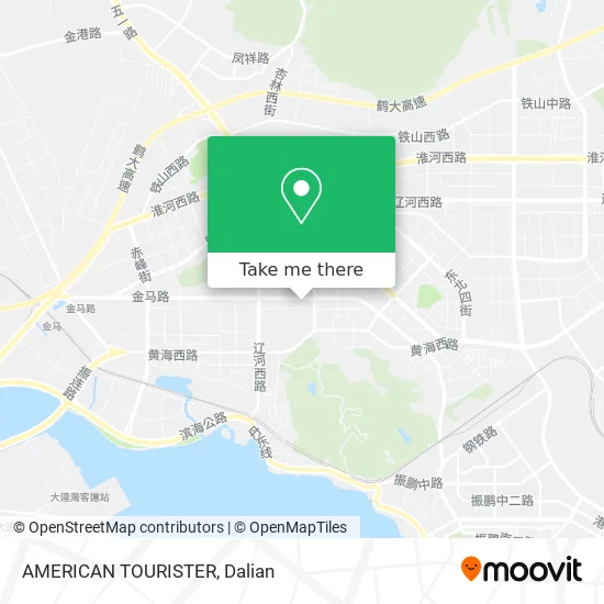 AMERICAN TOURISTER map