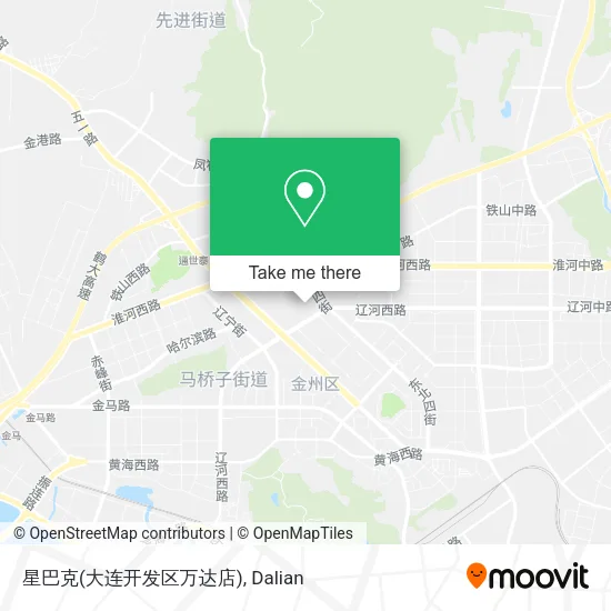 星巴克(大连开发区万达店) map