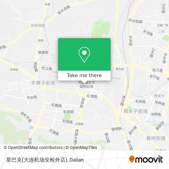 星巴克(大连机场安检外店) map