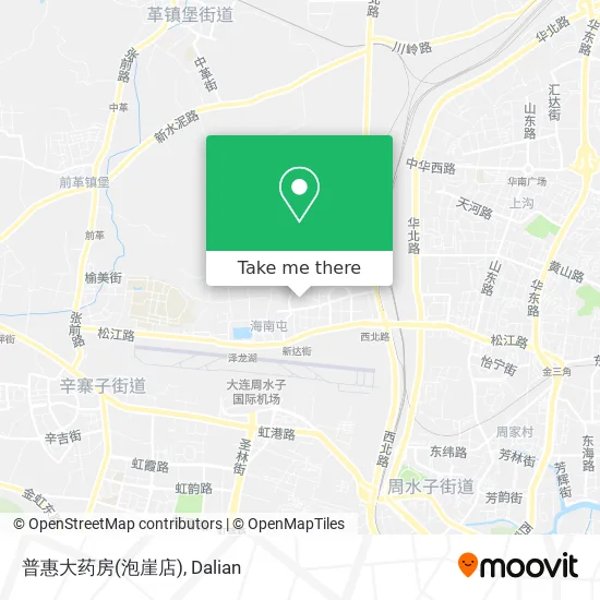 普惠大药房(泡崖店) map