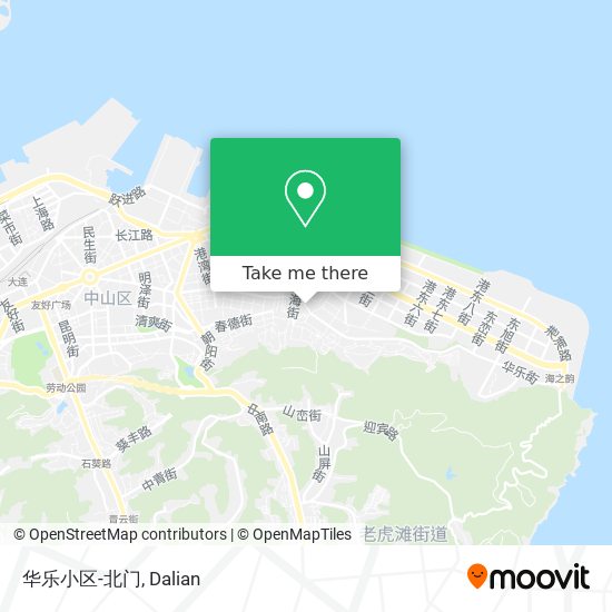 华乐小区-北门 map