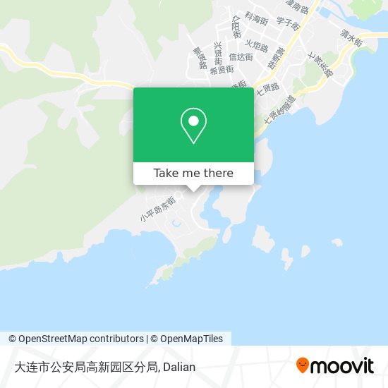 大连市公安局高新园区分局 map