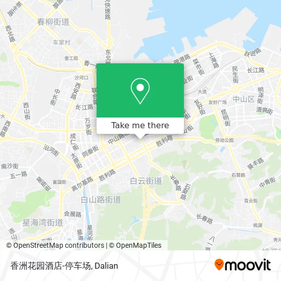 香洲花园酒店-停车场 map