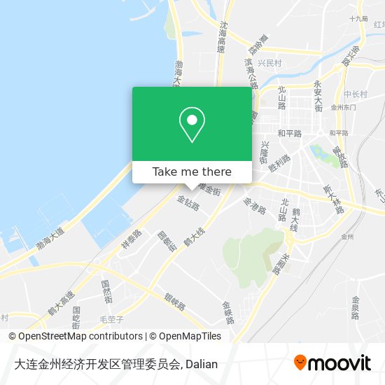 大连金州经济开发区管理委员会 map