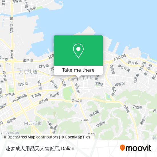趣梦成人用品无人售货店 map