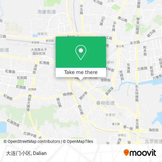 大连门小区 map