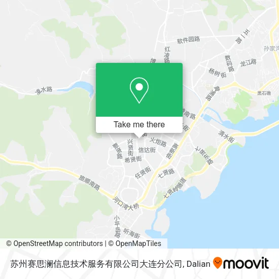 苏州赛思澜信息技术服务有限公司大连分公司 map