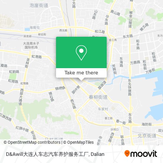 D&Awill大连人车志汽车养护服务工厂 map