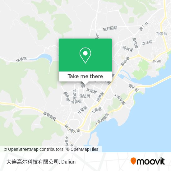 大连高尔科技有限公司 map