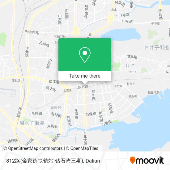 812路(金家街快轨站-钻石湾三期) map