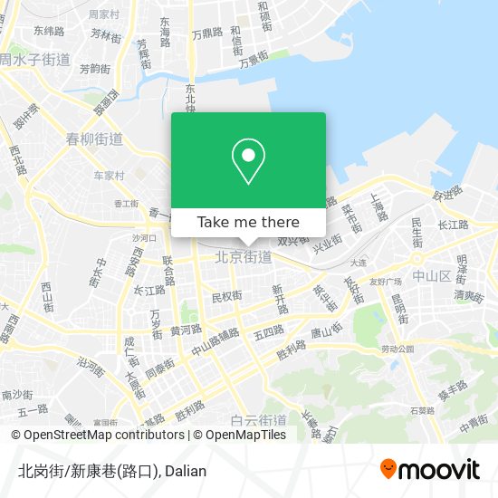 北岗街/新康巷(路口) map