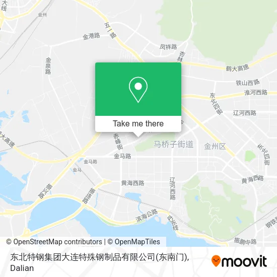 东北特钢集团大连特殊钢制品有限公司(东南门) map