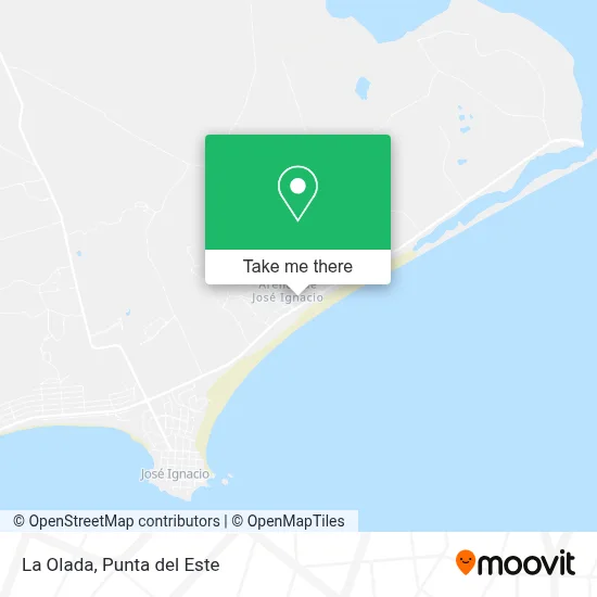 La Olada map