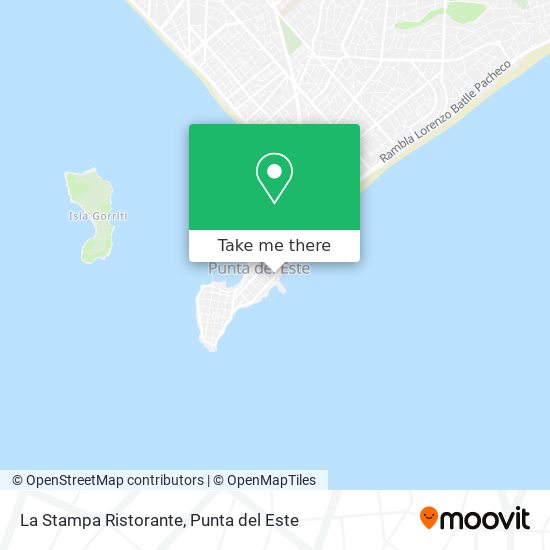La Stampa Ristorante map