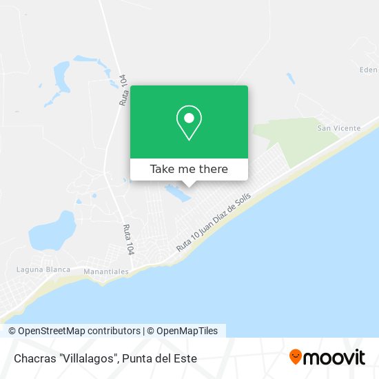Chacras "Villalagos" map