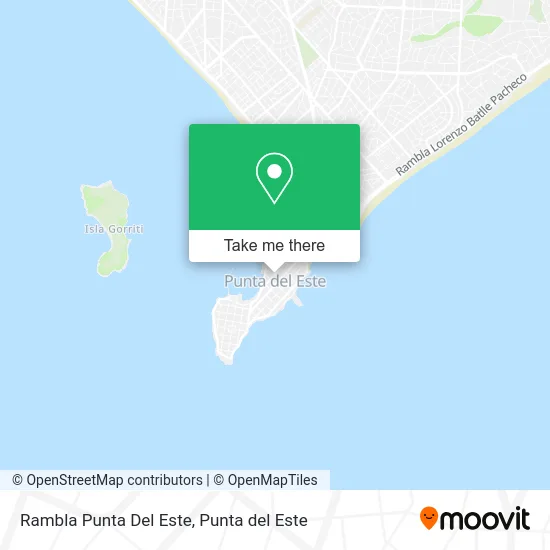 Rambla Punta Del Este map