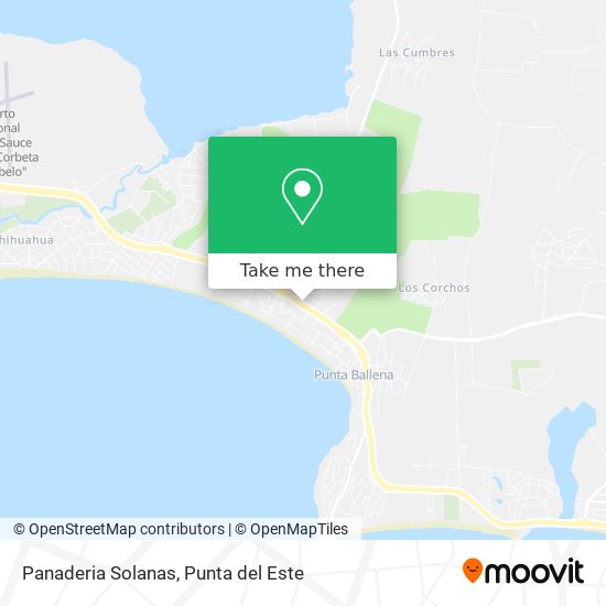 Mapa de Panaderia Solanas
