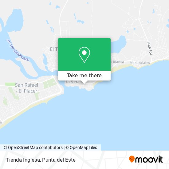 Mapa de Tienda Inglesa